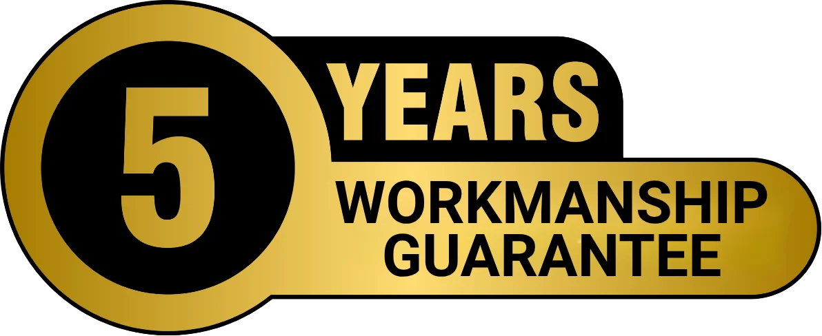 Why Our 5-Year Workmanship Guarantee Gives You Total Peace of Mind